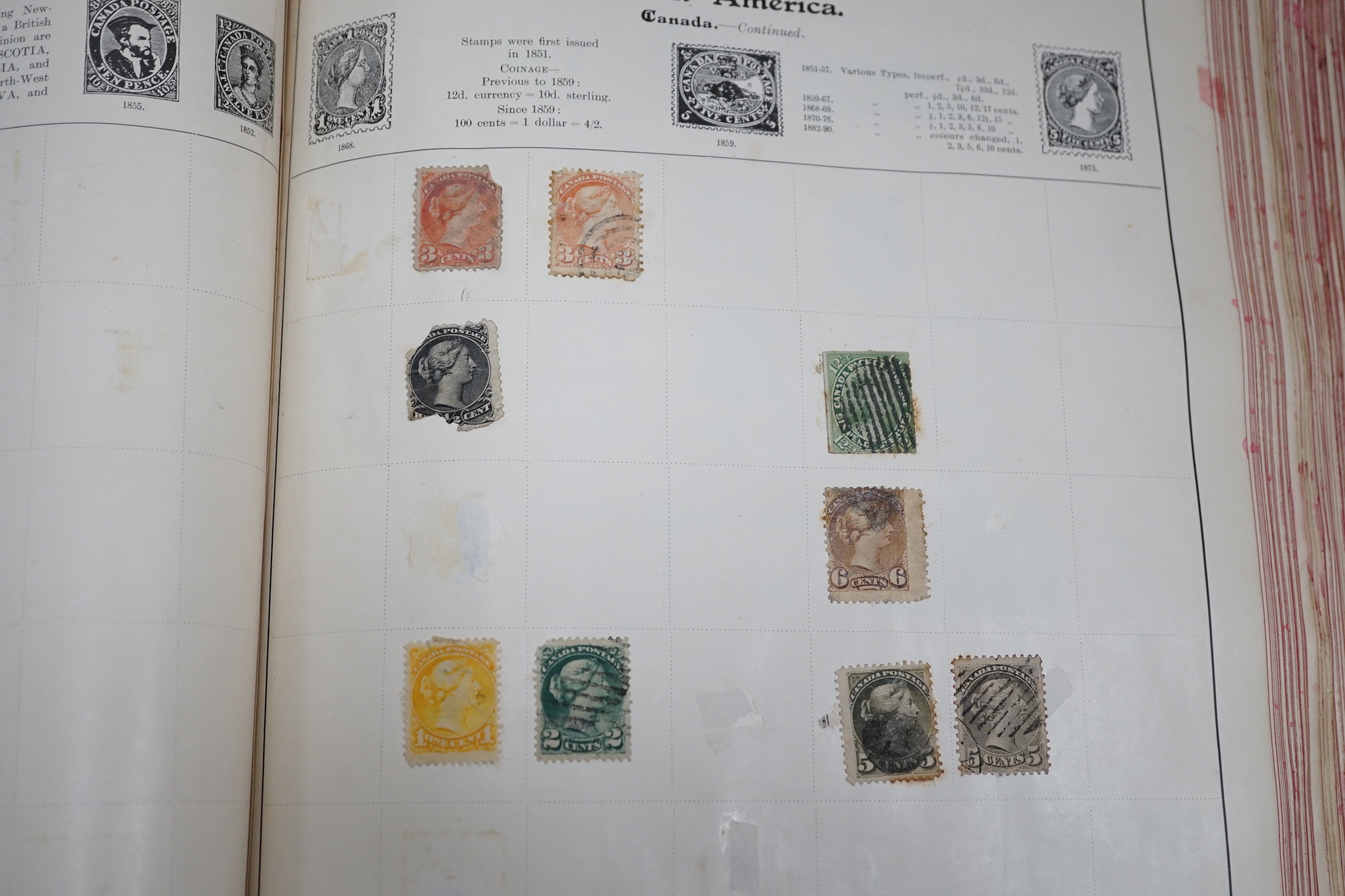 An Empire stamp album